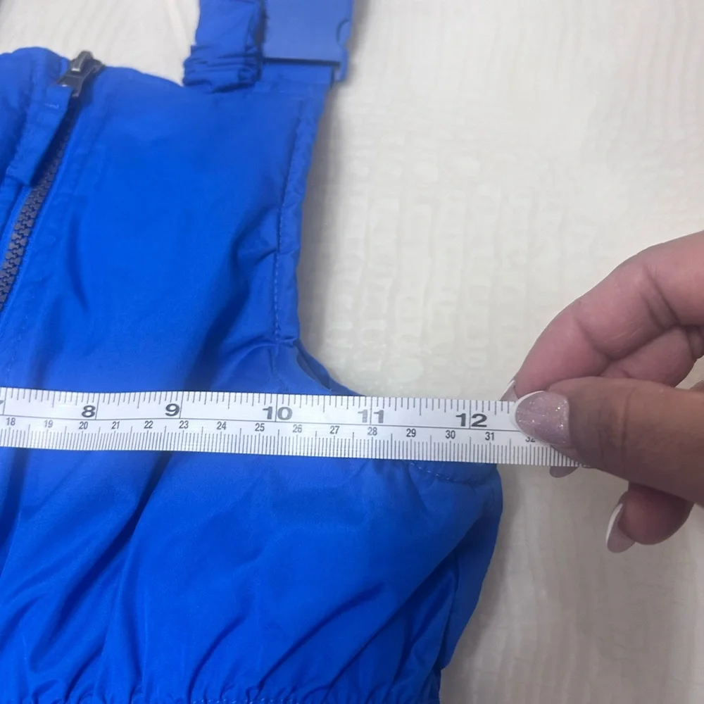Rugged Bear Boys Blue Snowsuit - Size 7 - Insulated Winter One-Piece. Used